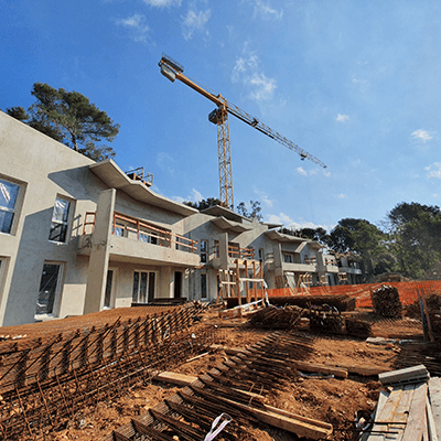 Avancement du chantier Couleur Valbonne à Valbonne