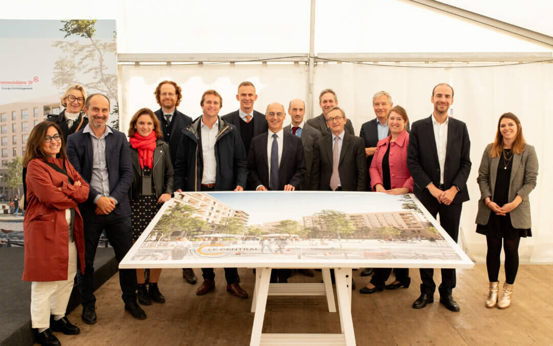 LANCEMENT DES TRAVAUX DU PROGRAMME IMMOBILIER « LE CENTRAL »  À PALAISEAU (91)