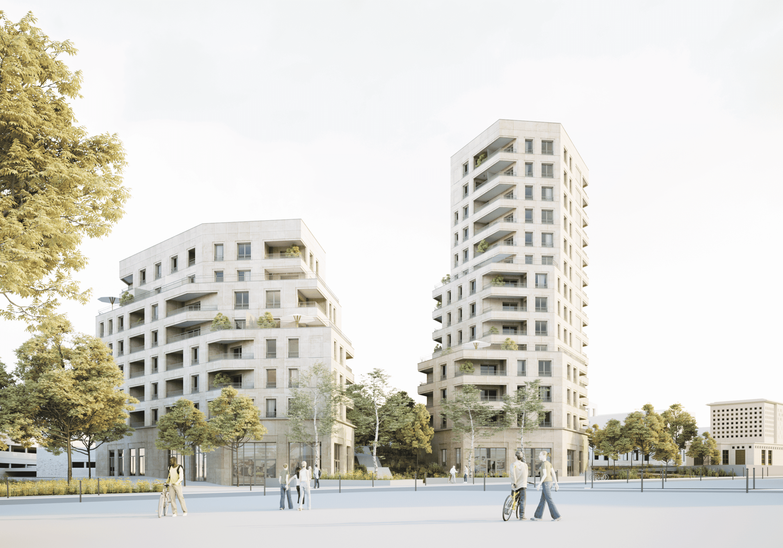 Perspective du projet du futur site du Groupe Apave, dont les travaux ont débuté décembre 2025