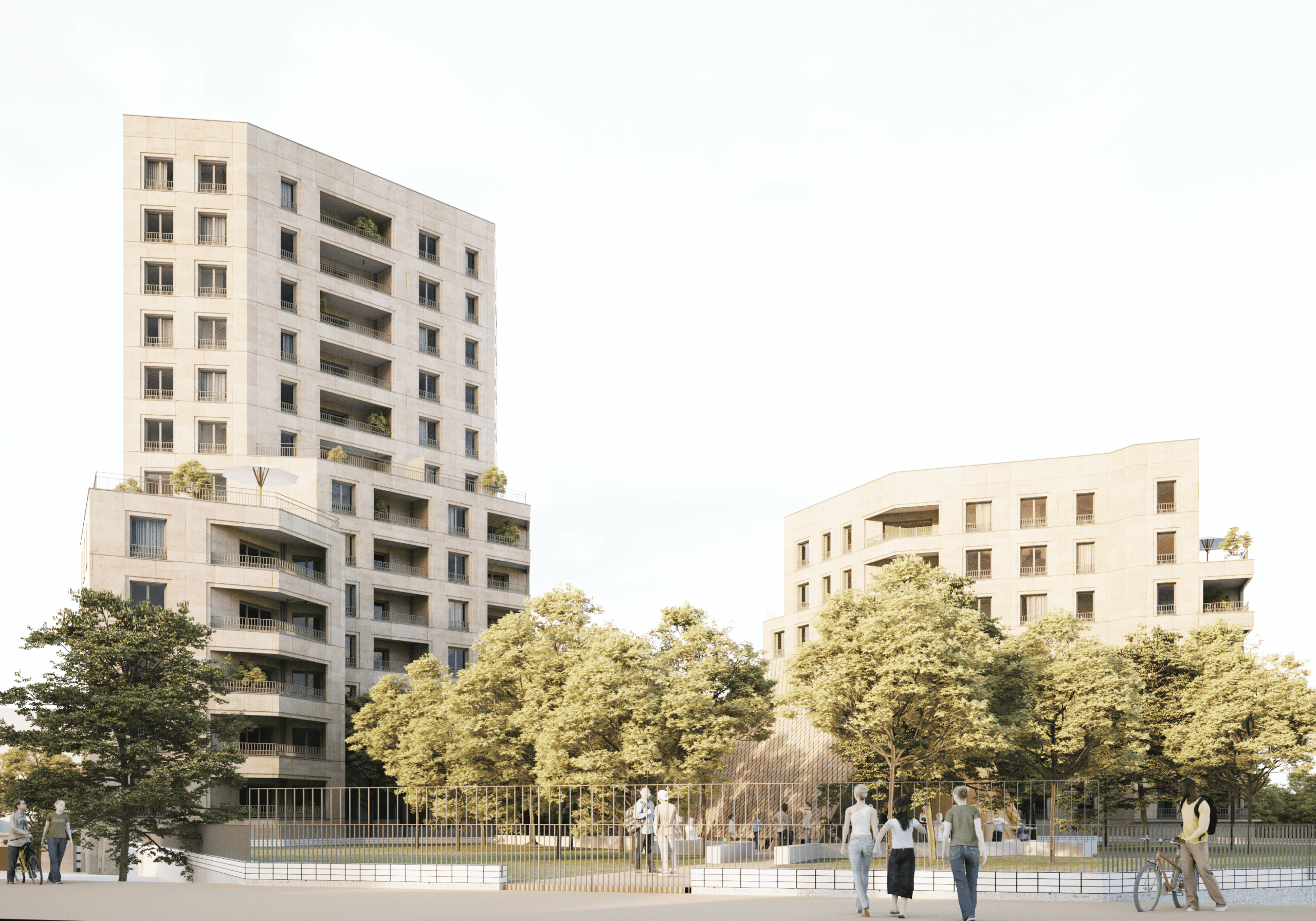 Perspective du projet du futur site du Groupe Apave, dont les travaux ont débuté décembre 2025